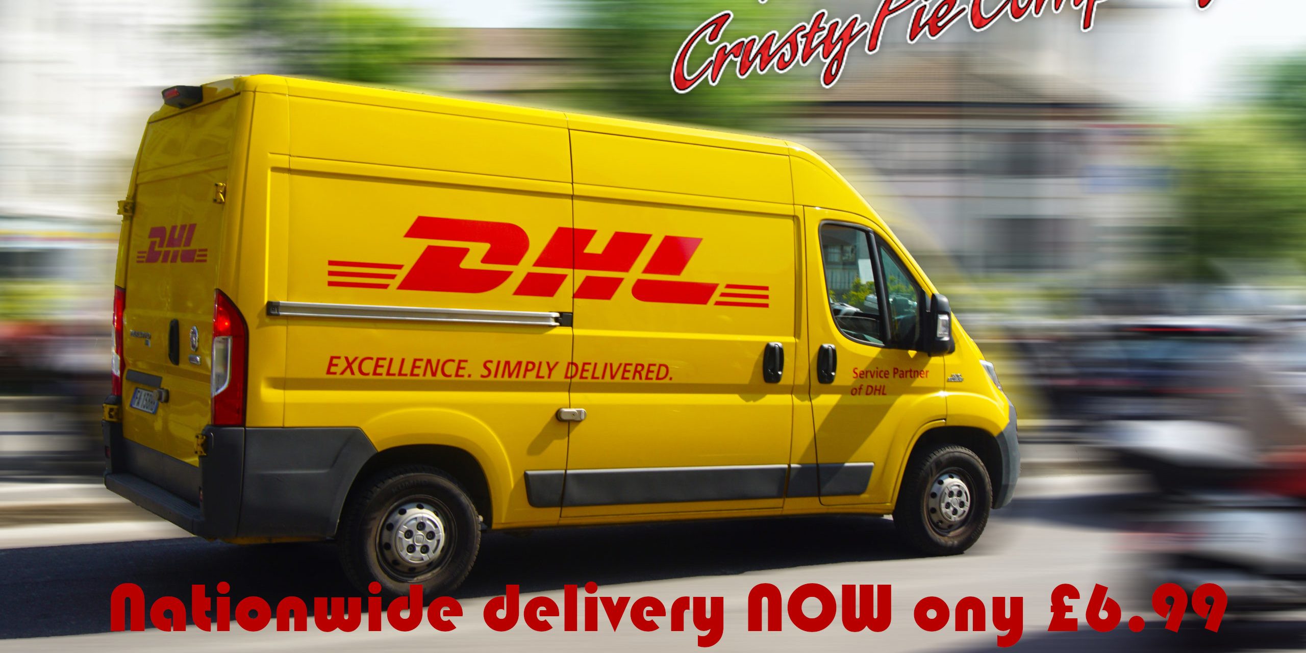 DHL delivery | The Crusty Pie Company