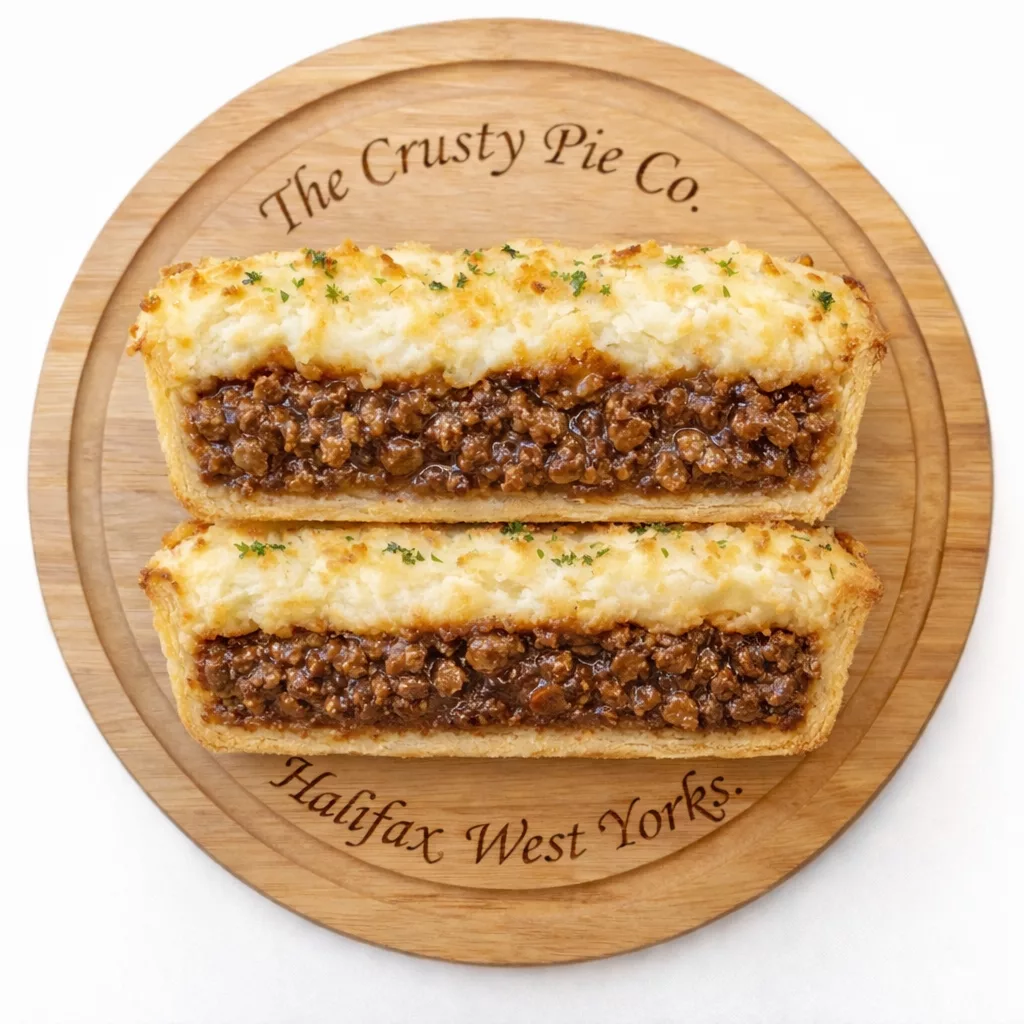 Cottage pie wrapped in pastry